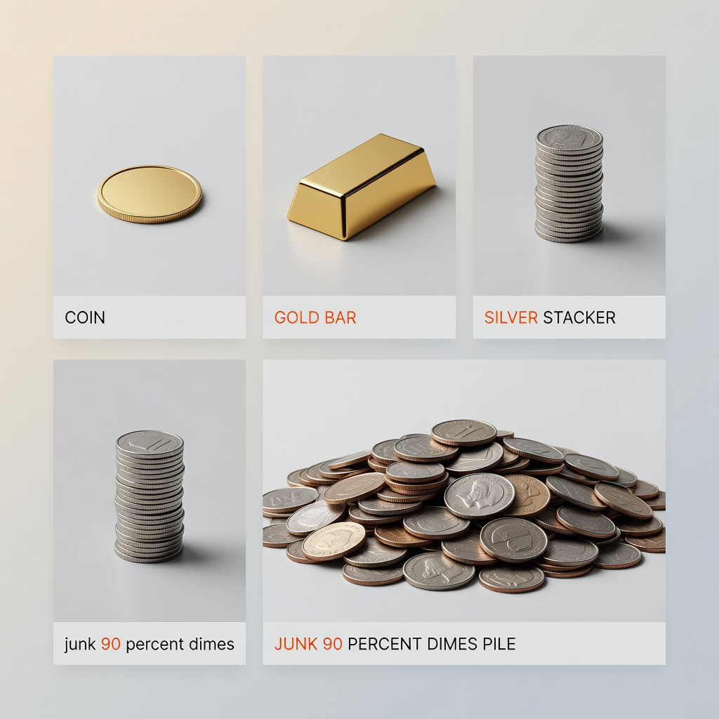 Монеты, слитки и bullion в разборе